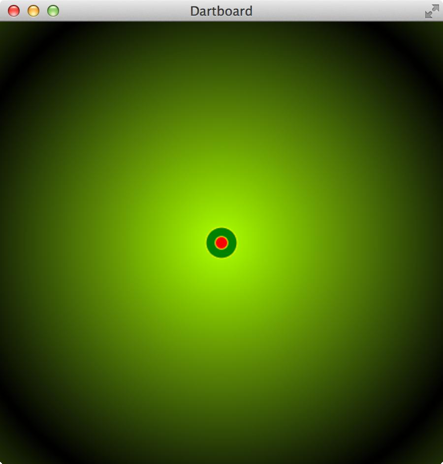 JavaFX Dartboard
