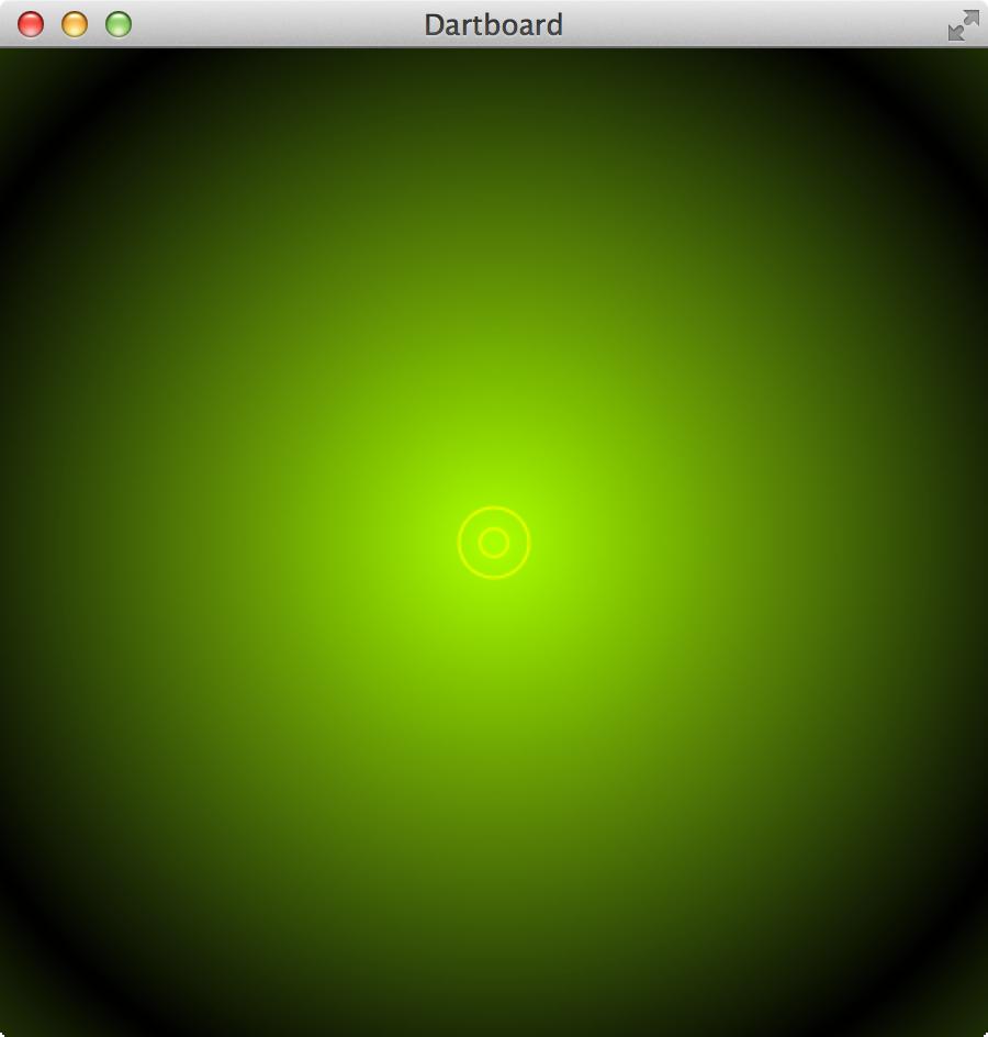 JavaFX Dartboard